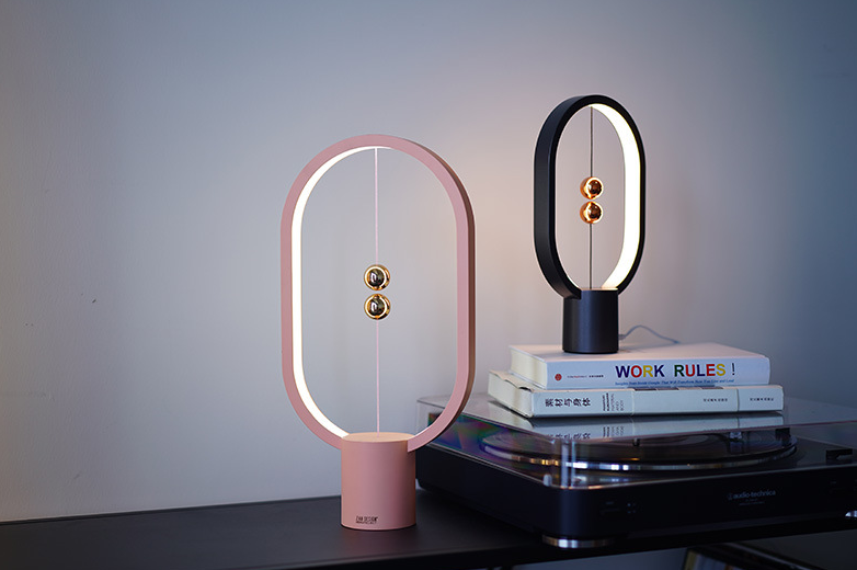 Smart Magnetic Switch USB Suspended LED Bedside Table Lamp