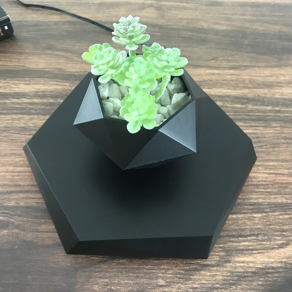 Floating Magnetic Levitating Flower Planter For Home & Office