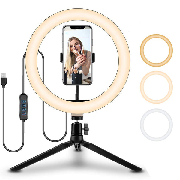 10 Inch HQ Ring Selfie Beautifying Light (Ultra Bright)