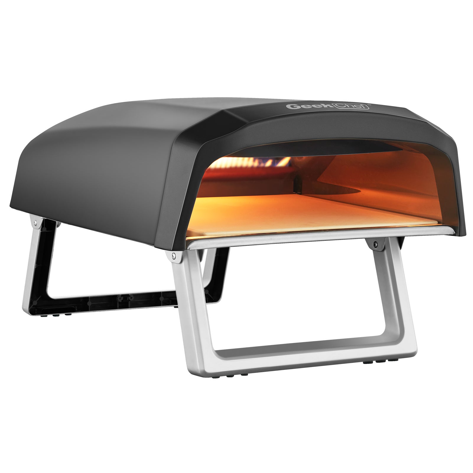 Geek Chef Gas Pizza Oven, Pizza Ovens For Outside Propane, Outdoor Ovens With 13 Inch Pizza Stone, Portable Gas Pizza Oven With Foldable Legs, Pizza Oven For Patio Garden