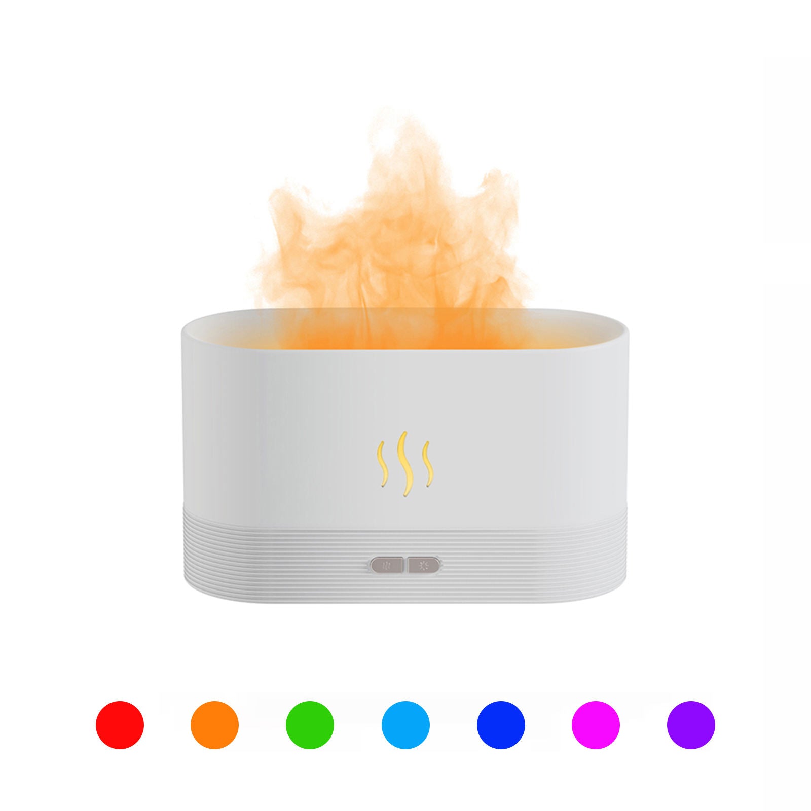 Colourful RBG Flame Humidifier & Essential Oil Diffuser