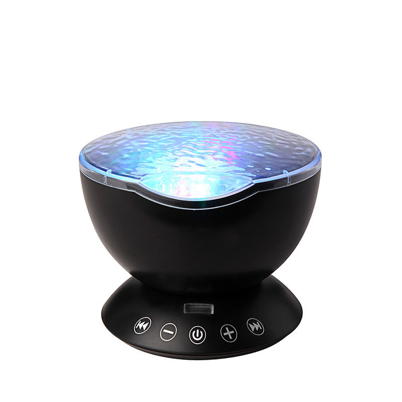 SereneWave: Multi-Function Ocean Wave Projector with Remote Control, Music Player, and Aurora Projection