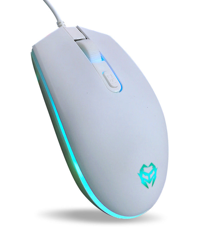 Crystal Luminous Wired Keyboard Mouse Set (Win)