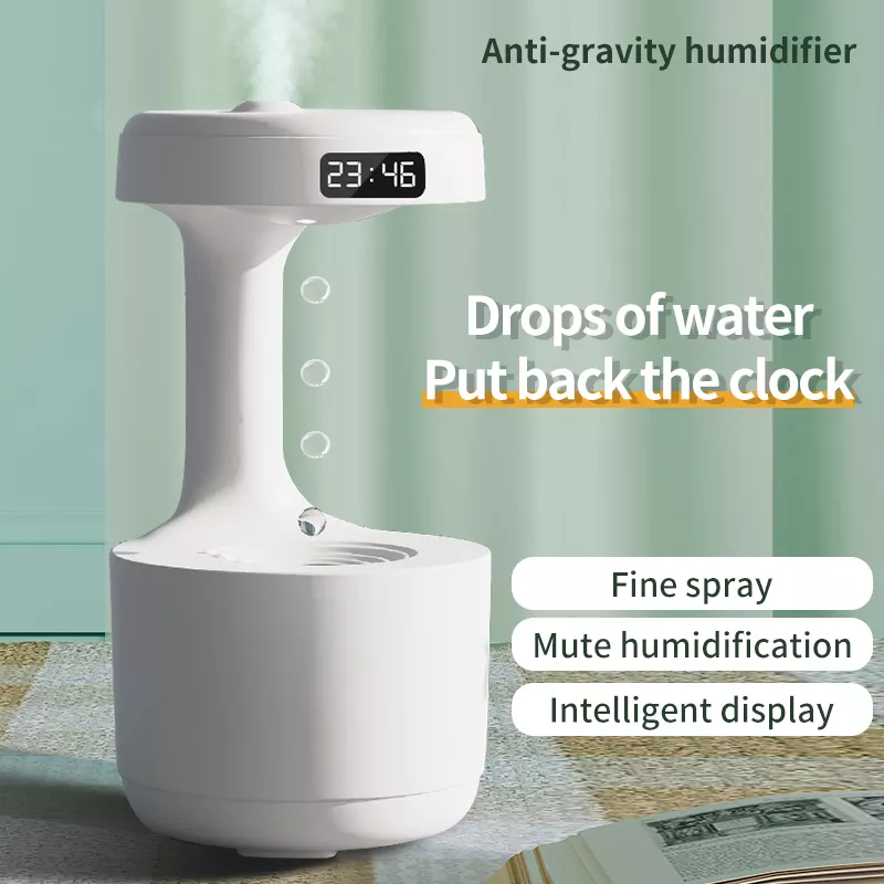 Silent Aromatherapy Anti-gravity Water Drop Humidifier