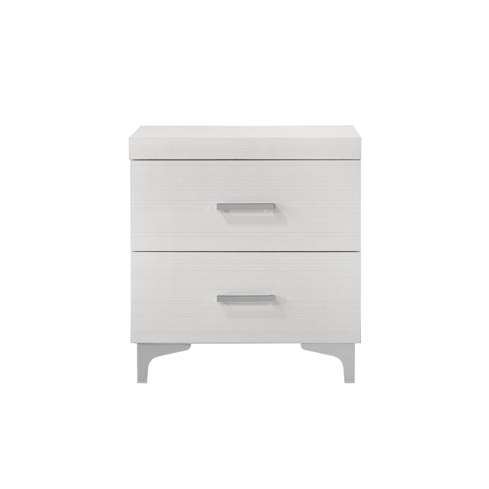 Nightstand in White Finish