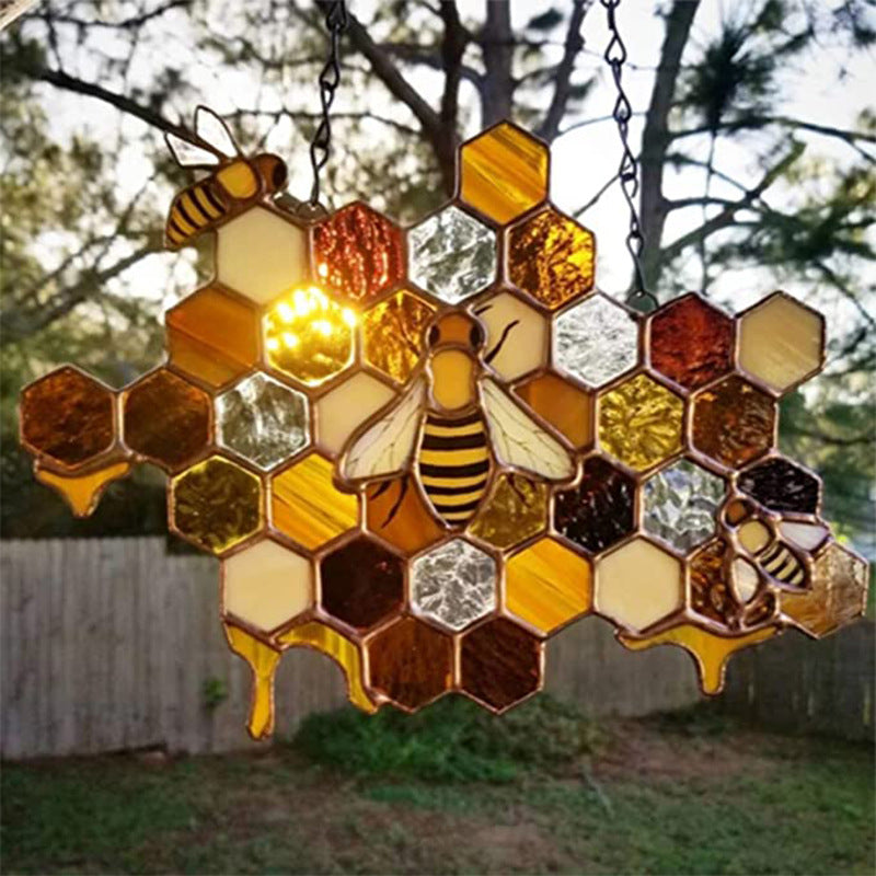 Bee Ornament Bee Ornaments Home Decoration Garden Decoration Pendant