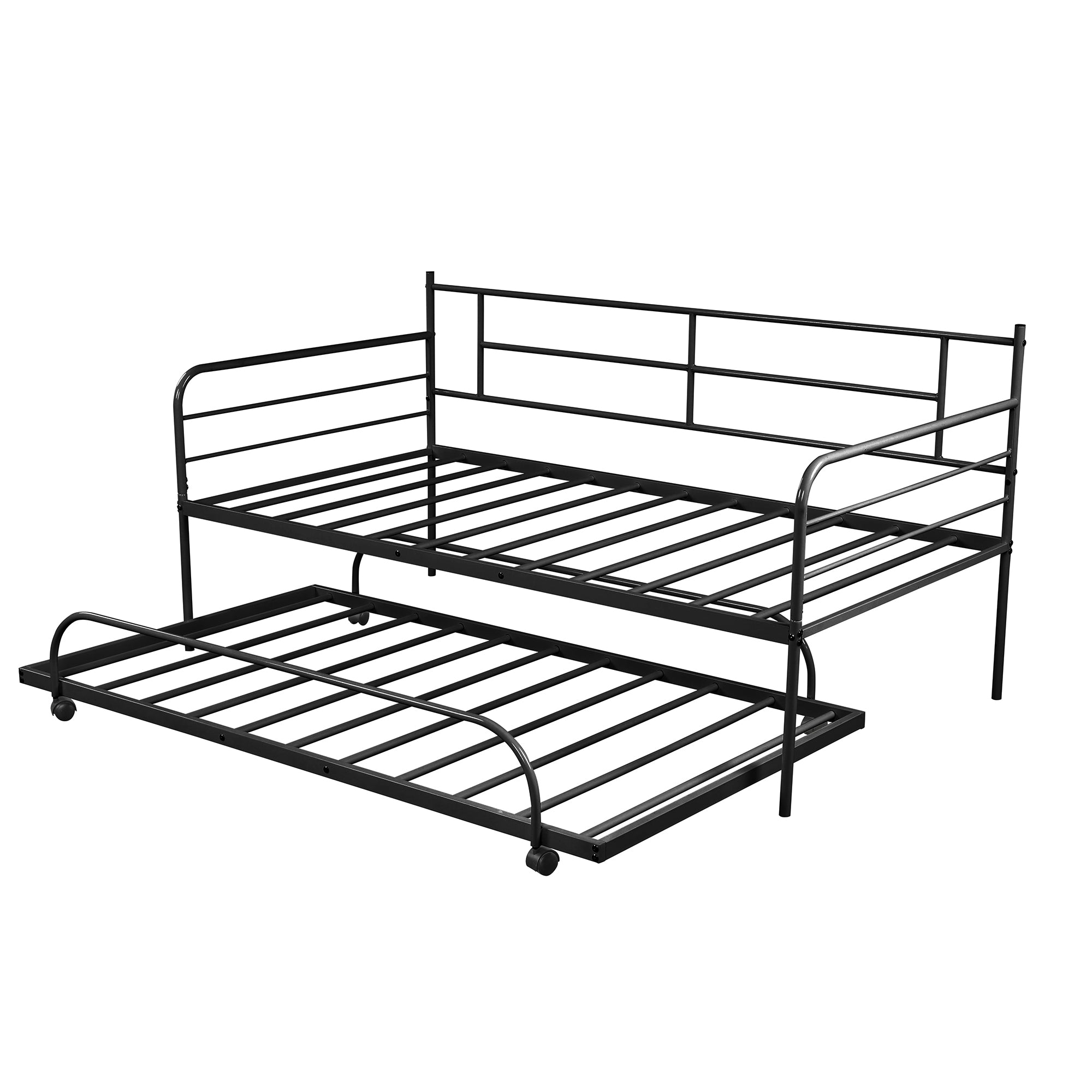 Metal daybed with trundletwin size