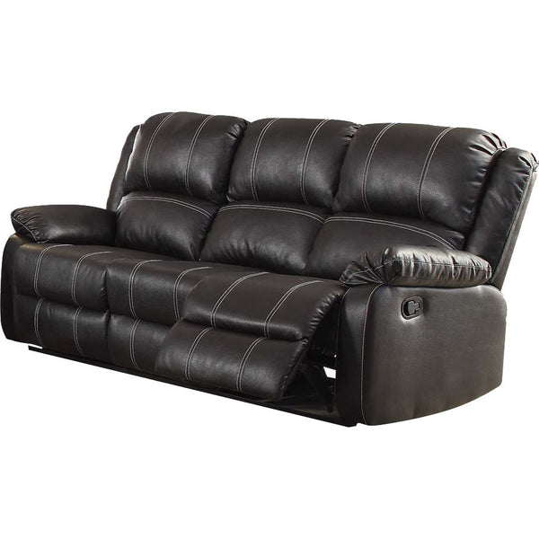 Zuriel Sofa (Motion) in Black PU 52285