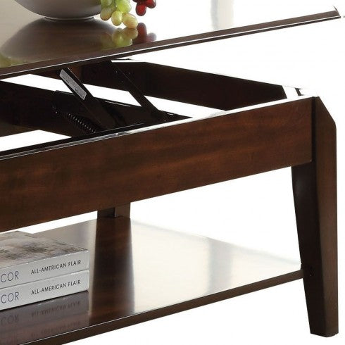 Docila Coffee Table in Walnut 80660