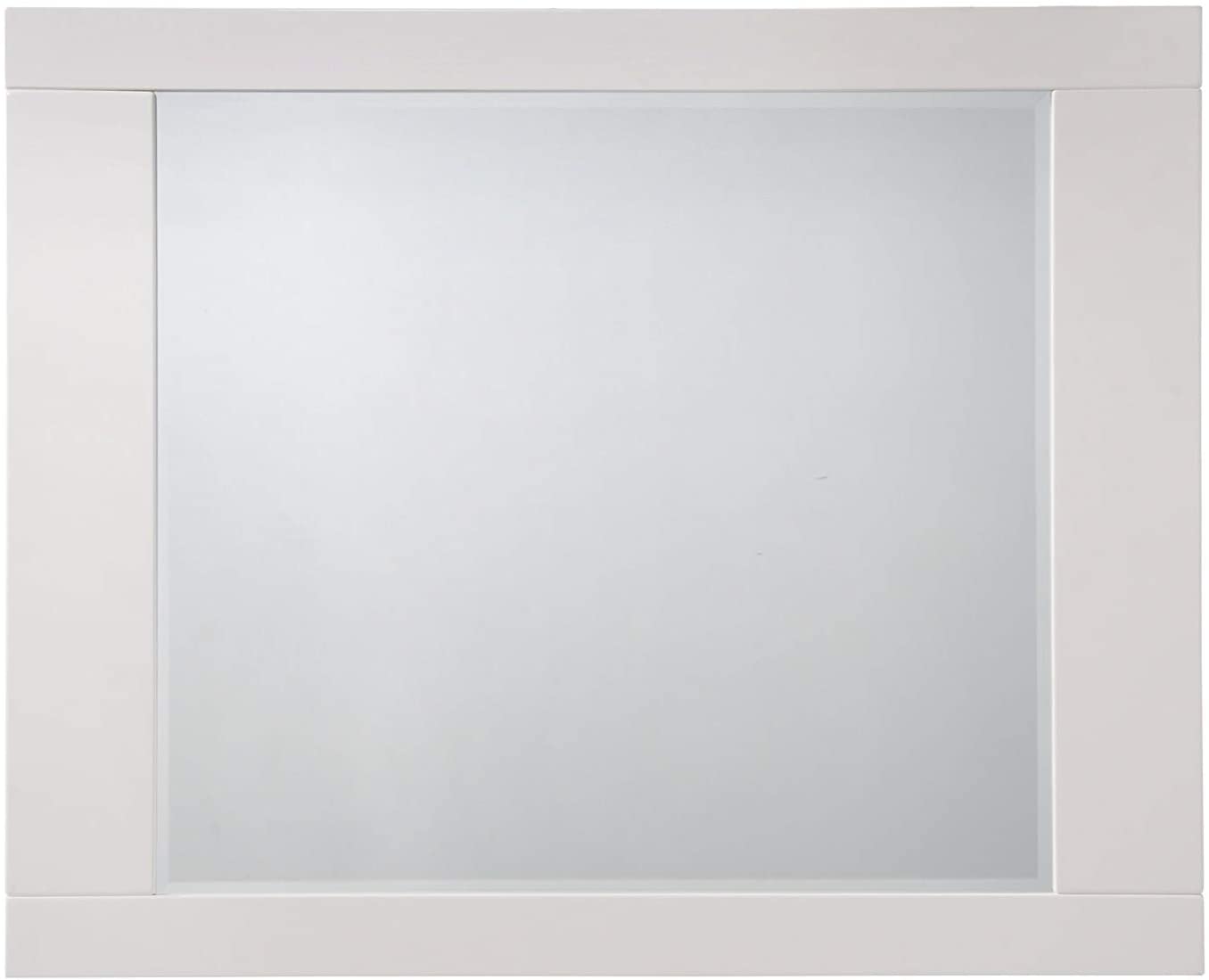 Naima II Mirror in White High Gloss 26774