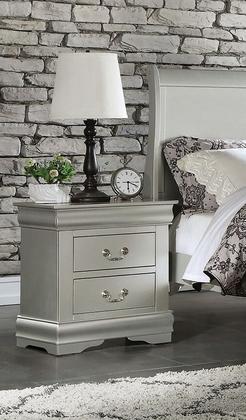 Louis Philippe Nightstand in Platinum 26733