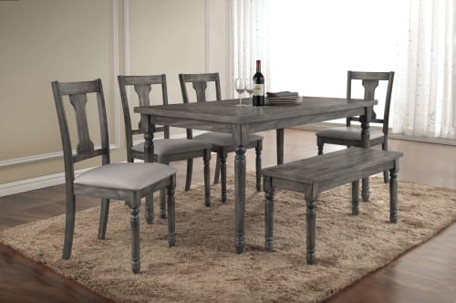 Wallace Bench in Weathered Gray 71438