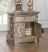 Northville Nightstand (MARBLE TOP) in Antique Silver 26934