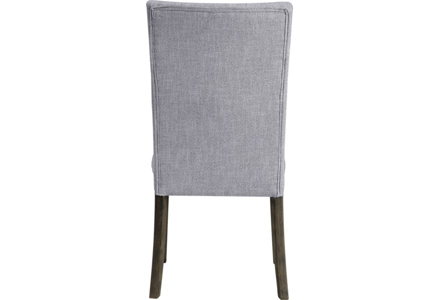 Merel Side Chair (Set-2) in Gray Fabric & Gray Oak 70168