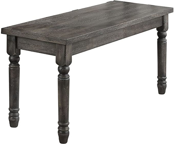 Wallace Side Chair (Set-2) in Tan Linen & Weathered Gray 71437