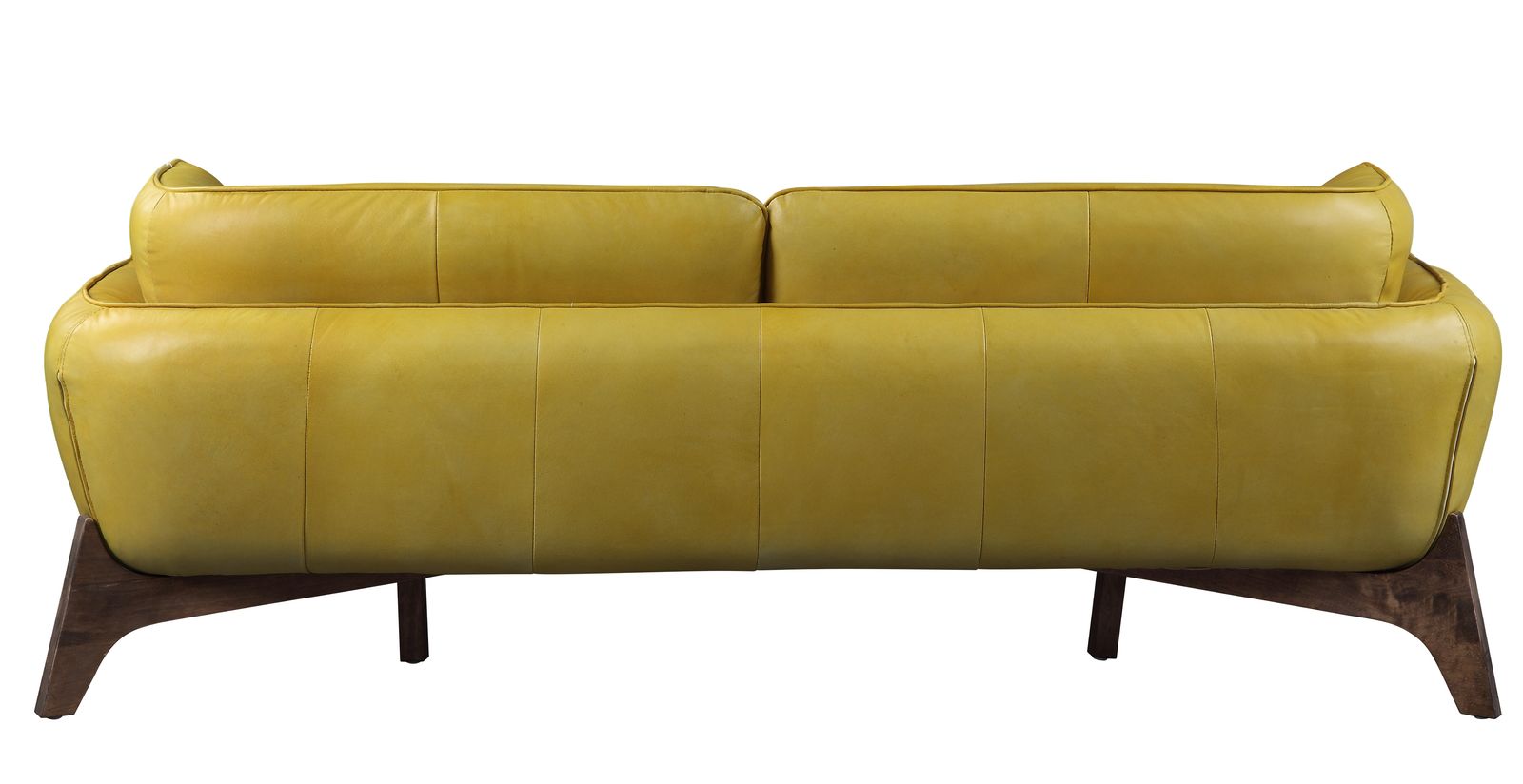 Pesach Sofa, Mustard Leather 55075