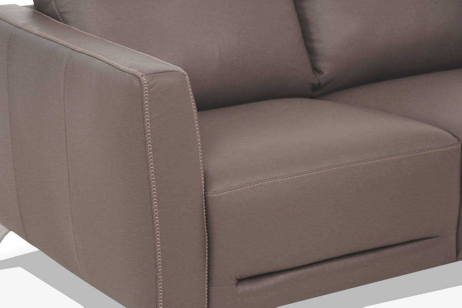 Malaga Sofa, Taupe Leather 55000