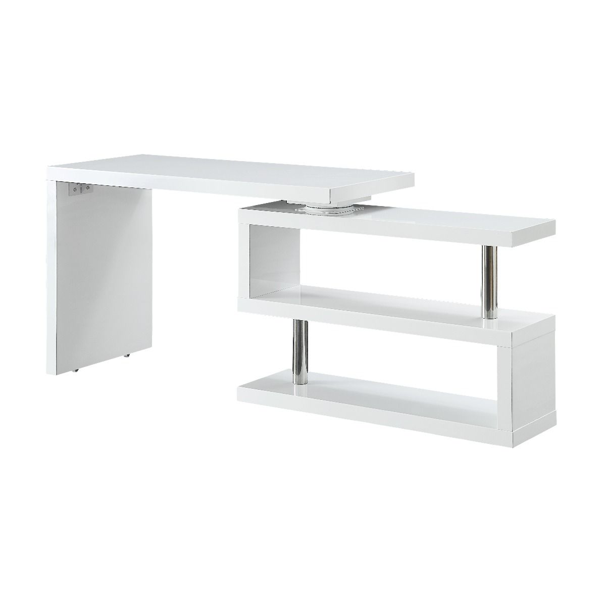 Buck II Writing Desk, White Finish OF00017