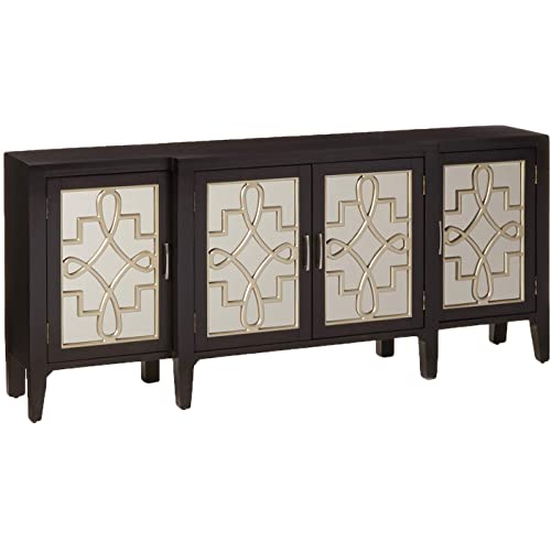 Kacia Console Table in Antique Black 90188