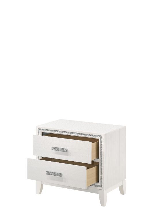 Haiden Nightstand, White Finish 28453