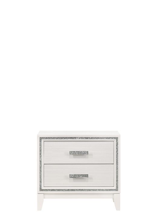 Haiden Nightstand, White Finish 28453