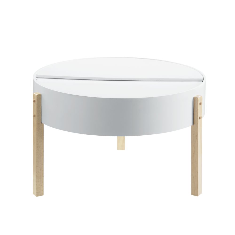 Bodfish Coffee Table, White & Natural 83215