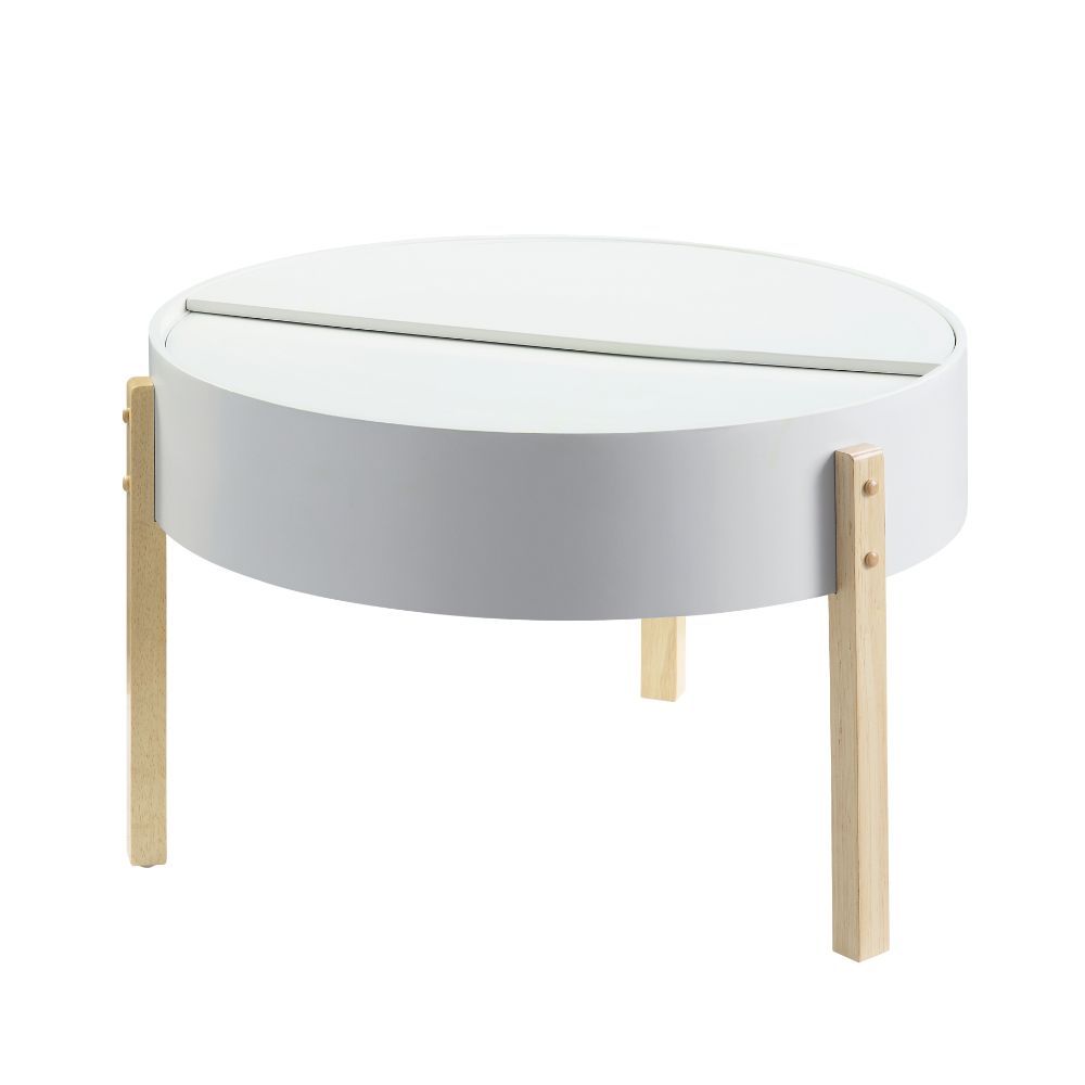 Bodfish Coffee Table, White & Natural 83215
