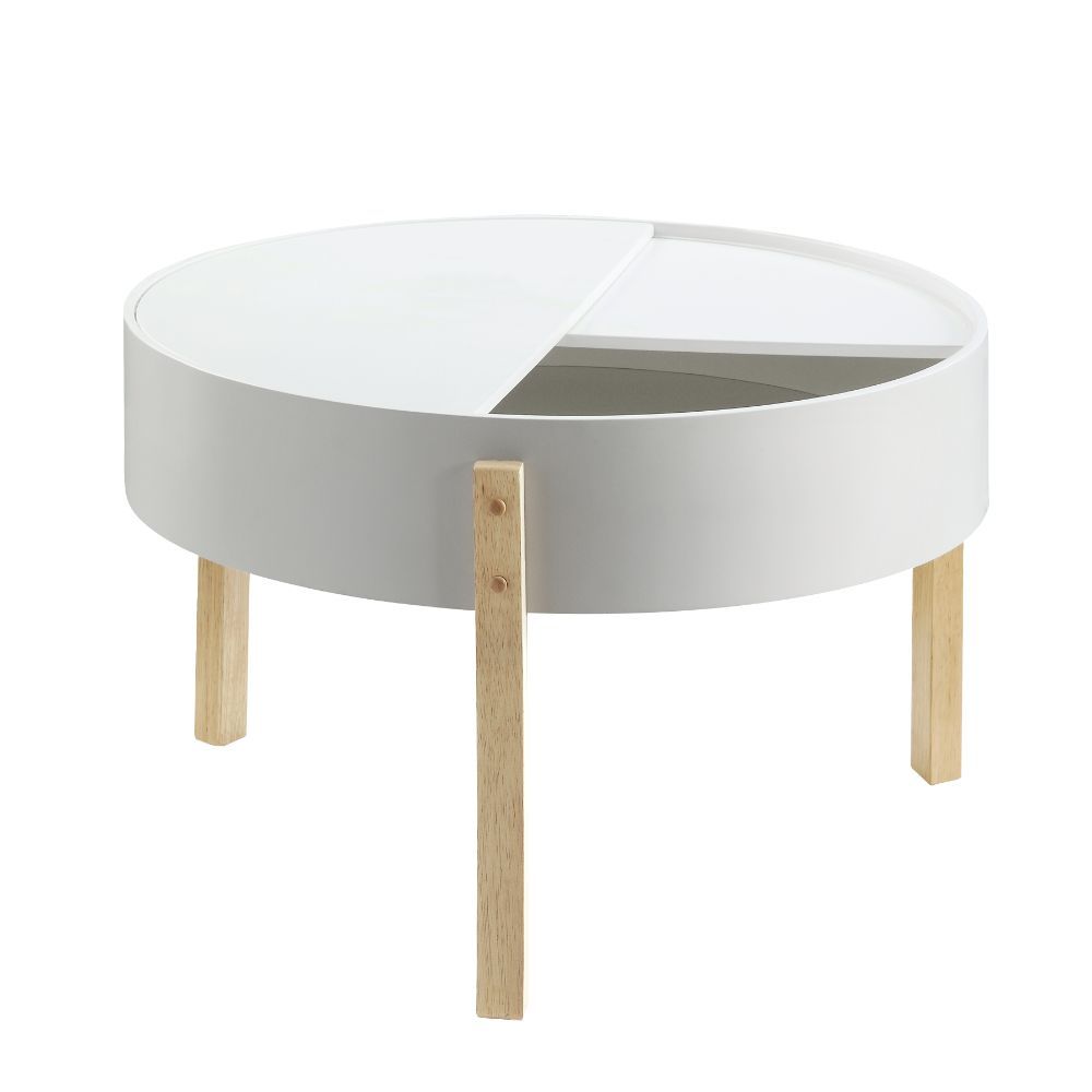 Bodfish Coffee Table, White & Natural 83215