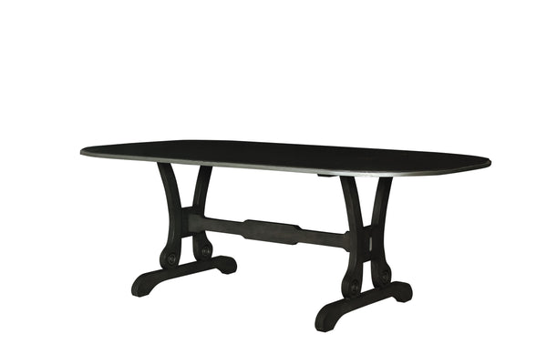 House Beatrice Dining Table, Charcoal Finish 68810