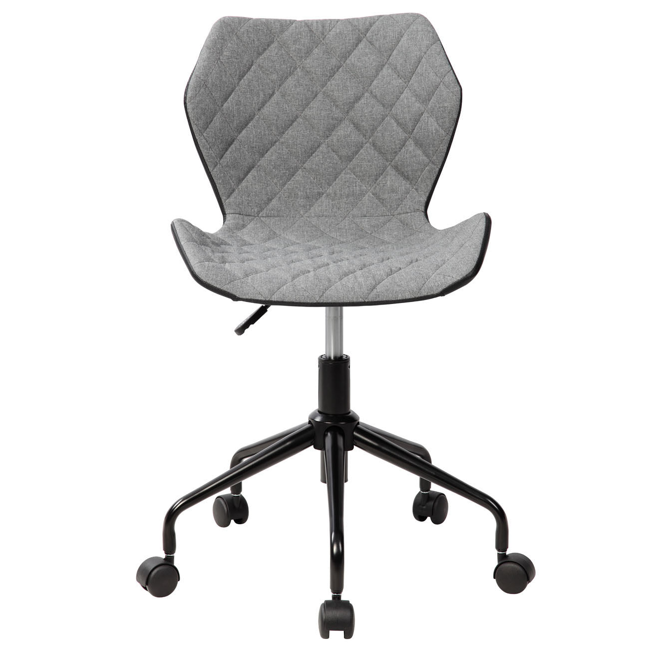 Techni Mobili Deluxe Modern Office Armless Task Chair, Grey