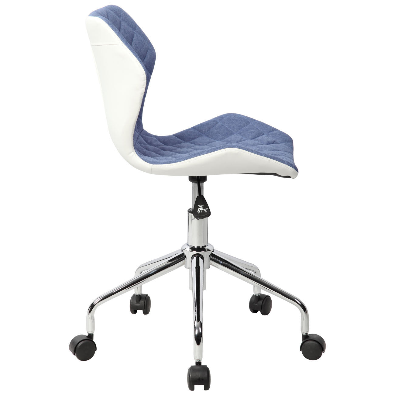 Techni Mobili Modern Height Adjustable Office Task Chair, Blue