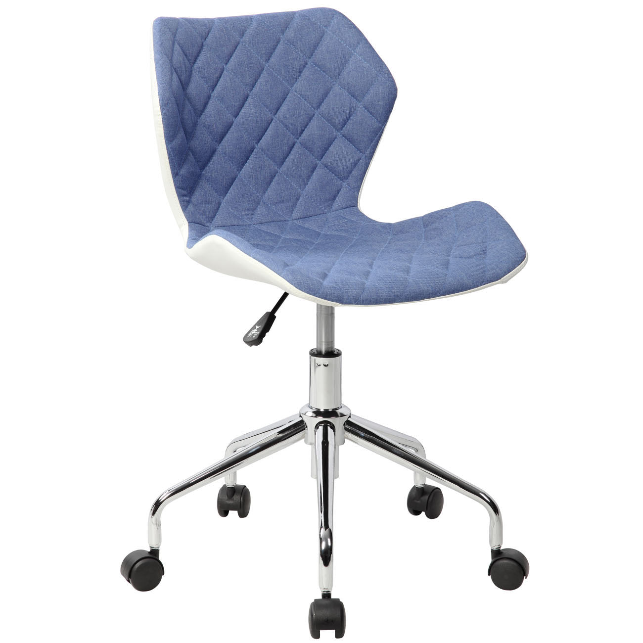 Techni Mobili Modern Height Adjustable Office Task Chair, Blue