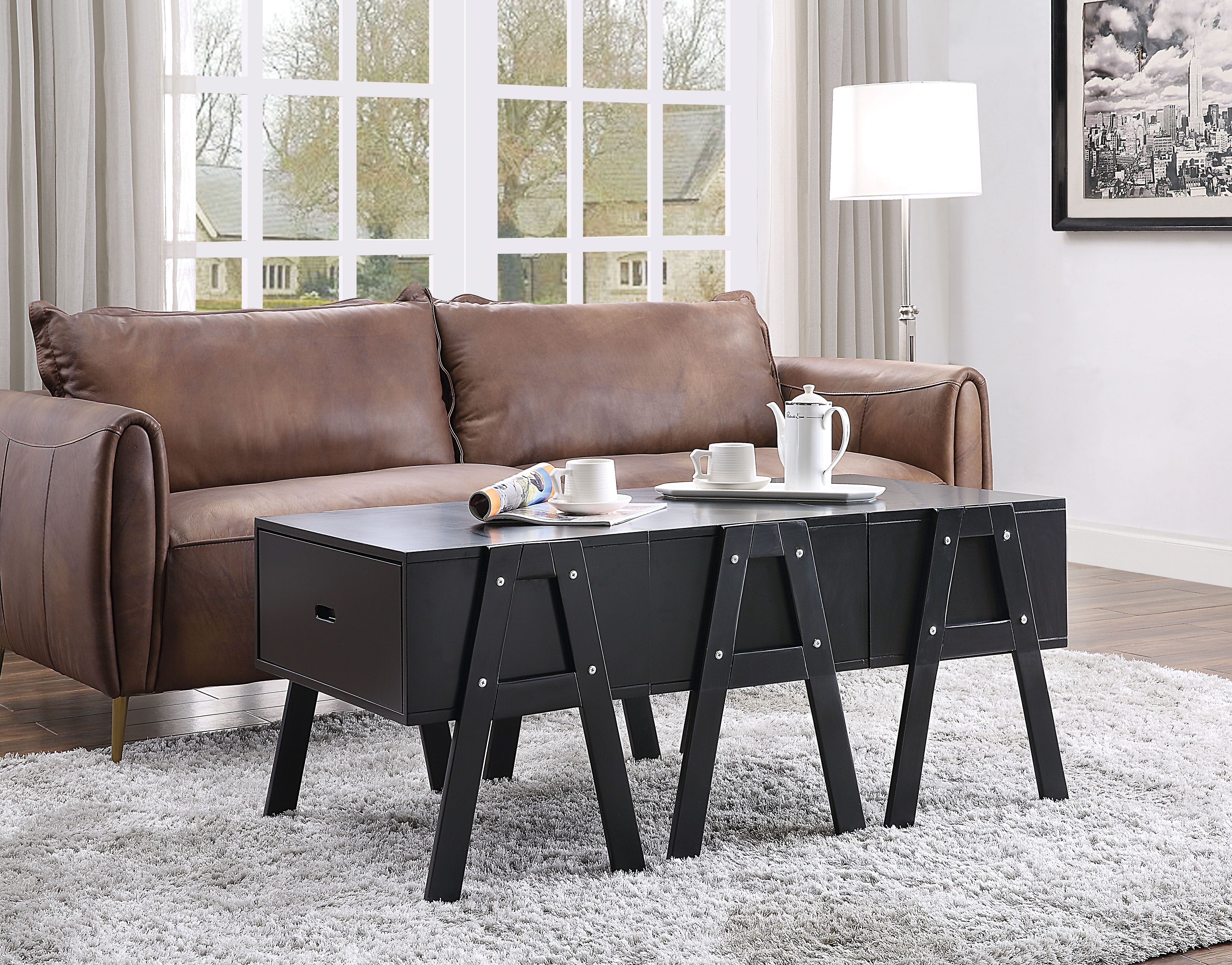 Lonny Coffee Table in Black 84150