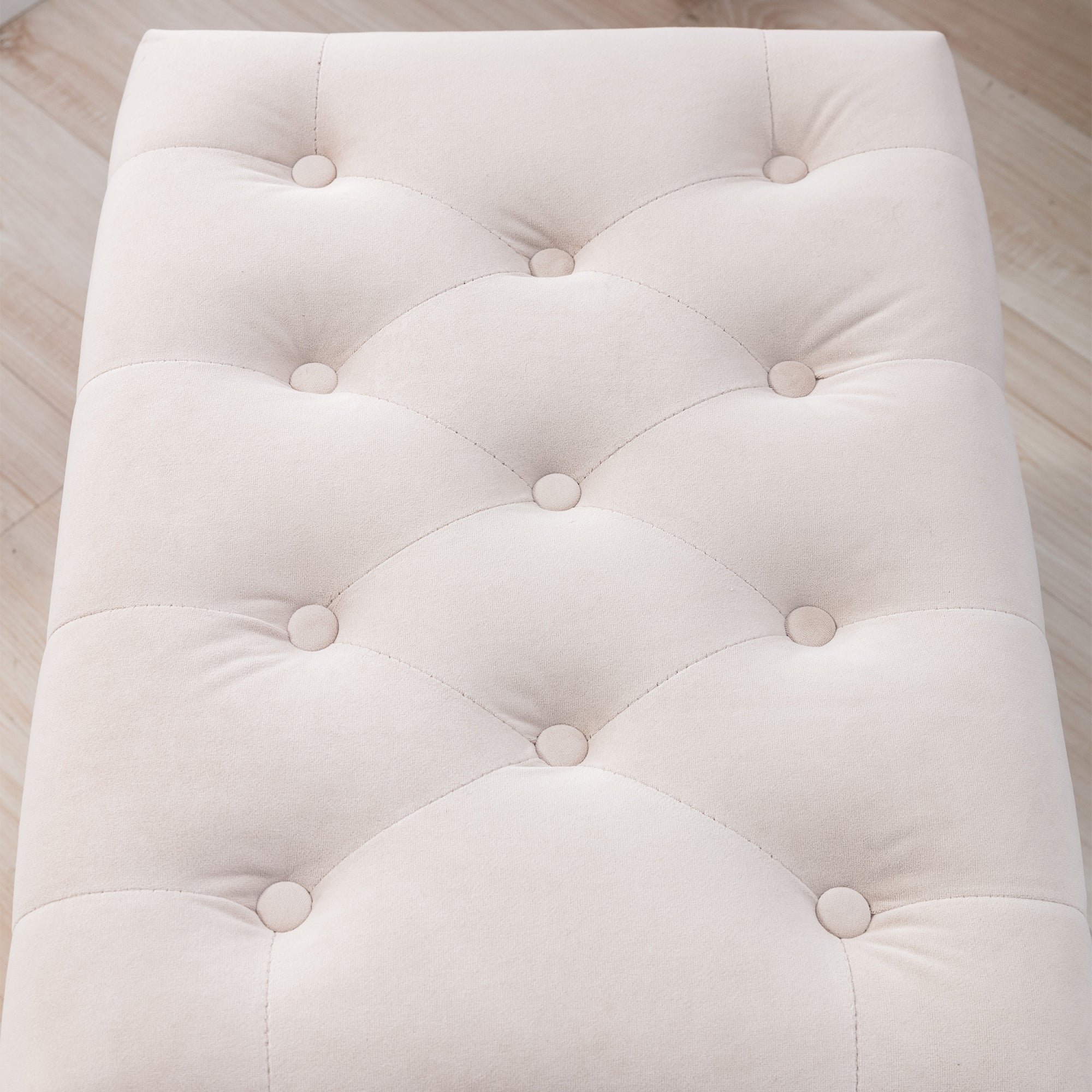 Living room  Tufted Ottoman