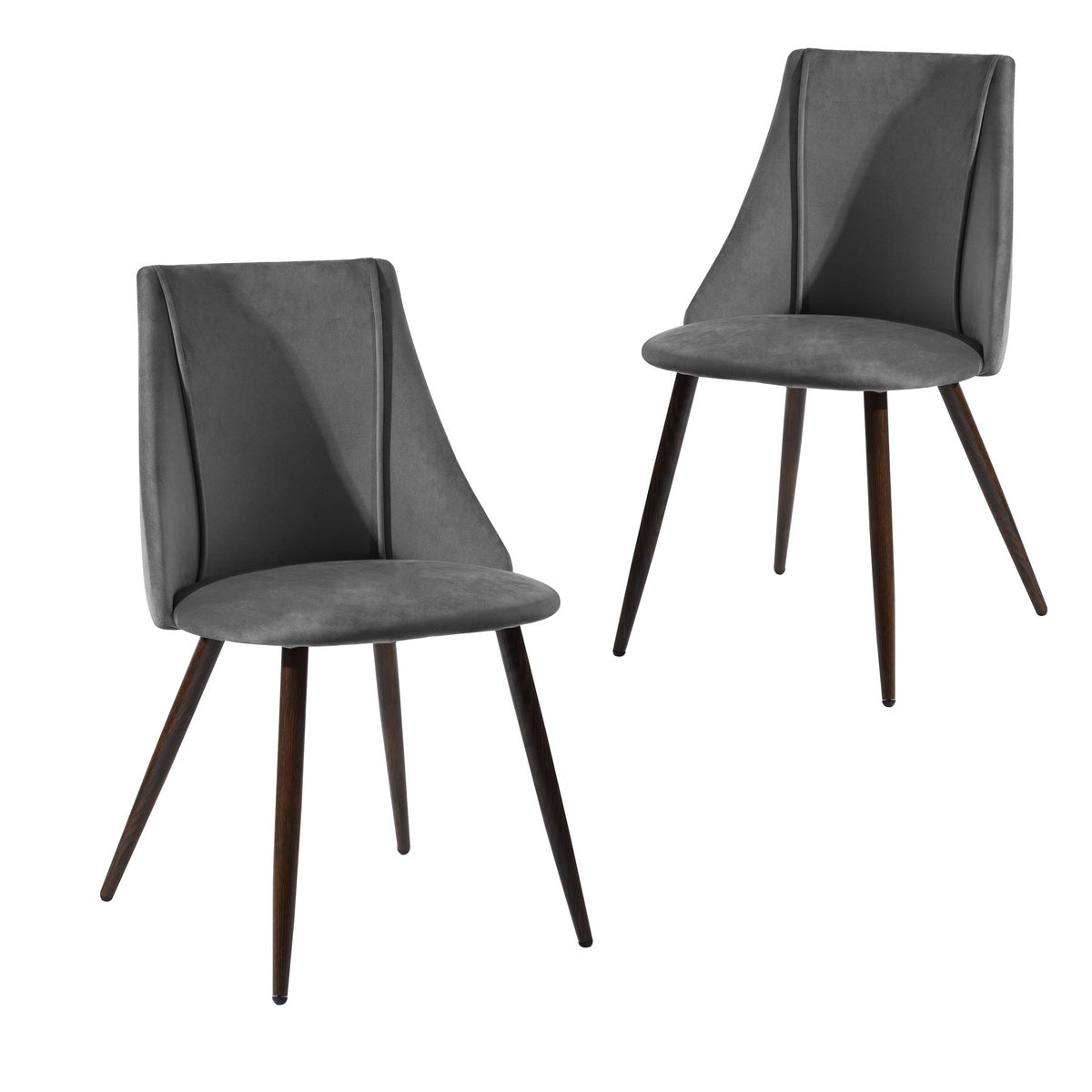 Velvet Upholstered Side Chair/Dinning Chair (Set of 2)