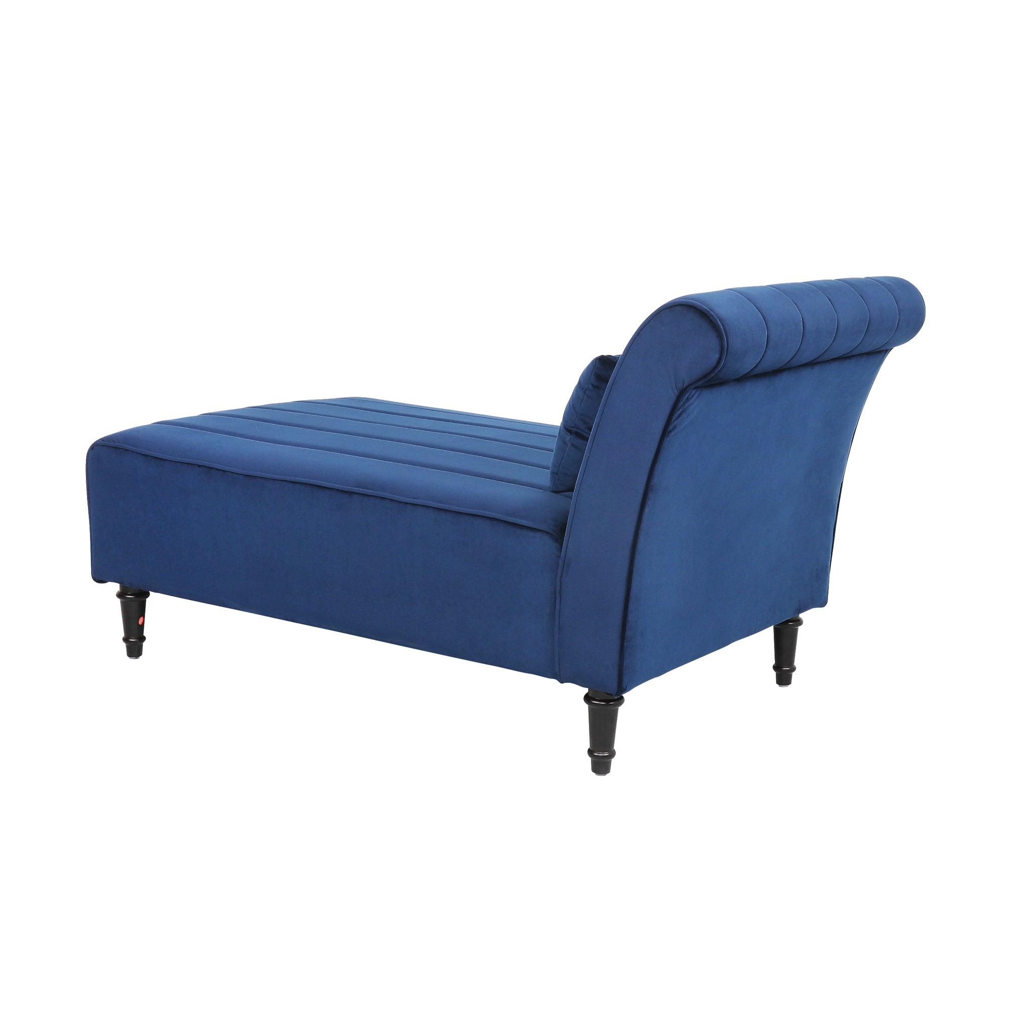 Chairone Armless Velvet Fabric Chaise Lounge