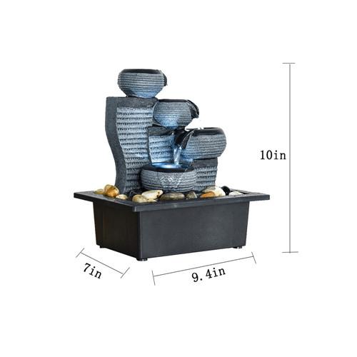 10inch Desktop Water Fountain Indoor Decoration