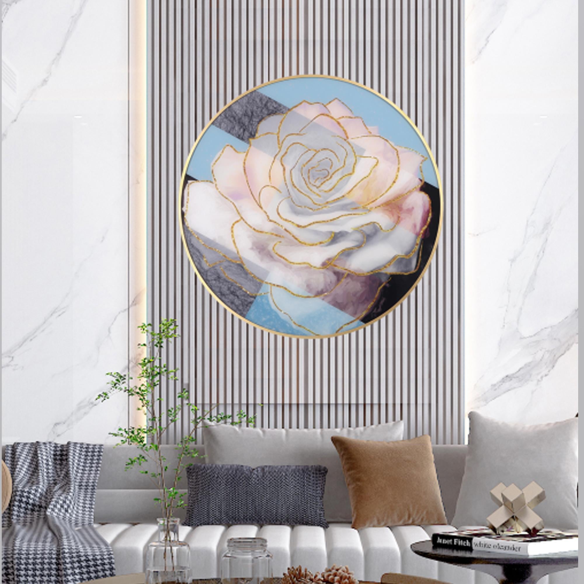 Flower Glass Printing Wall Art Modern Decor Ideas For Your House And Office Natural And Vivid Home Wall Decor Housewarming Gift