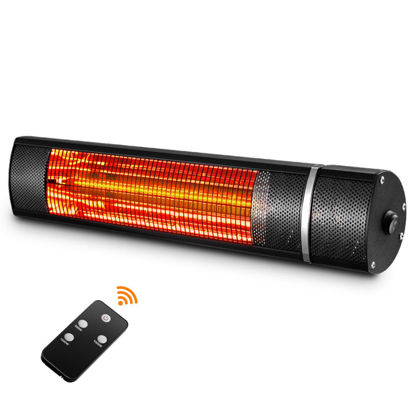 Wall-Mounted Patio Heater Electric Infrared Heater Indoor/Outdoor Heater Electric for Garage Backyar