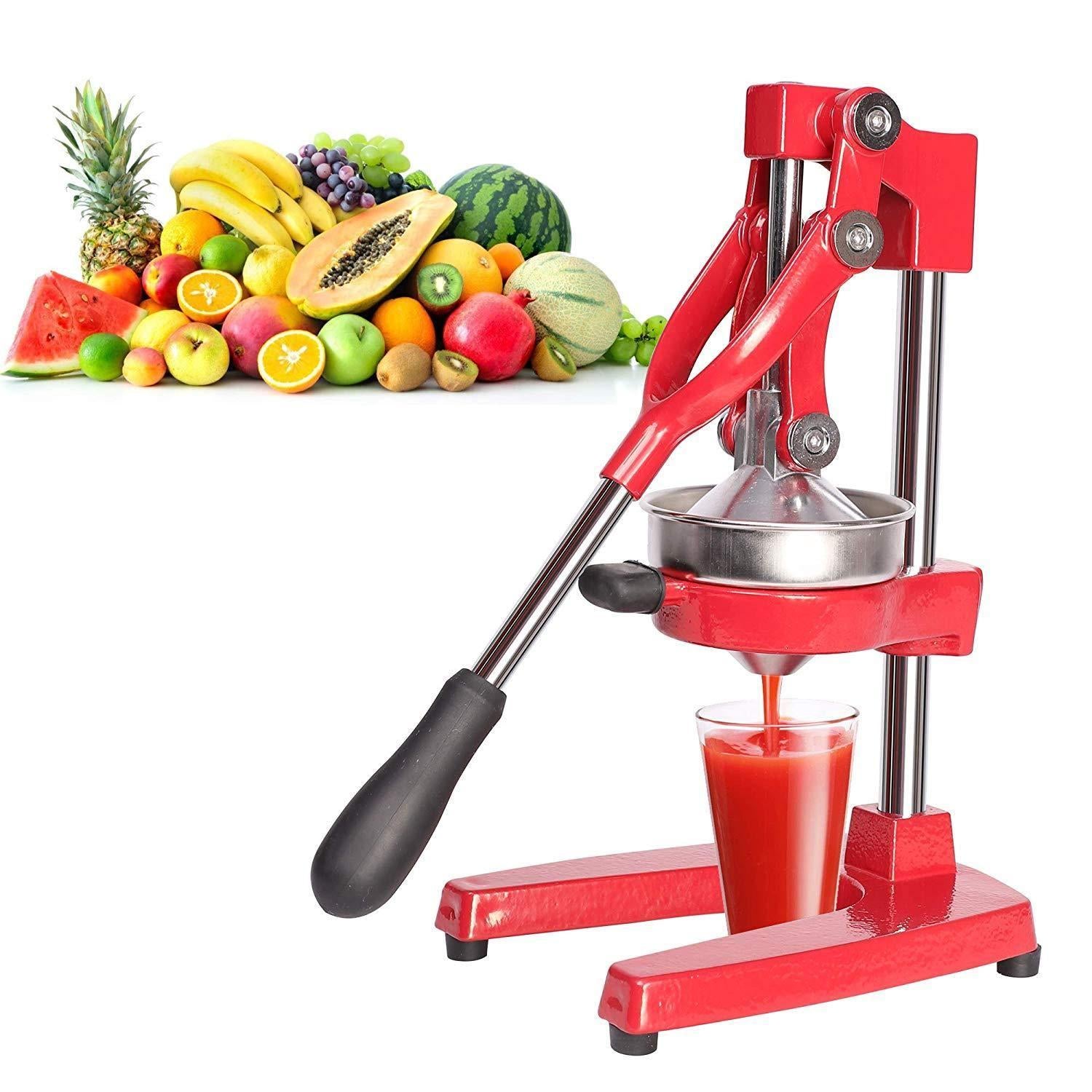 Manual Fruit Juicer Press - Fruit Squeezer with Stable Non-slip base