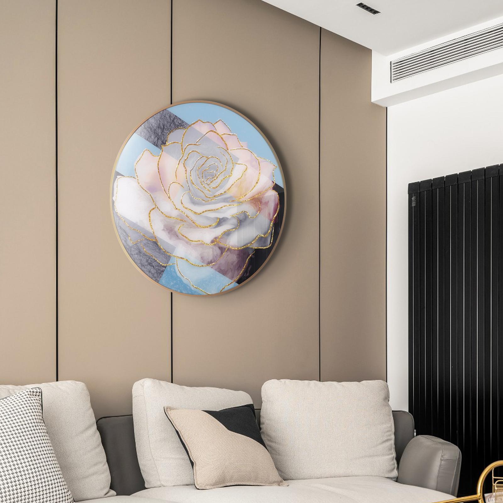 Flower Glass Printing Wall Art Modern Decor Ideas For Your House And Office Natural And Vivid Home Wall Decor Housewarming Gift