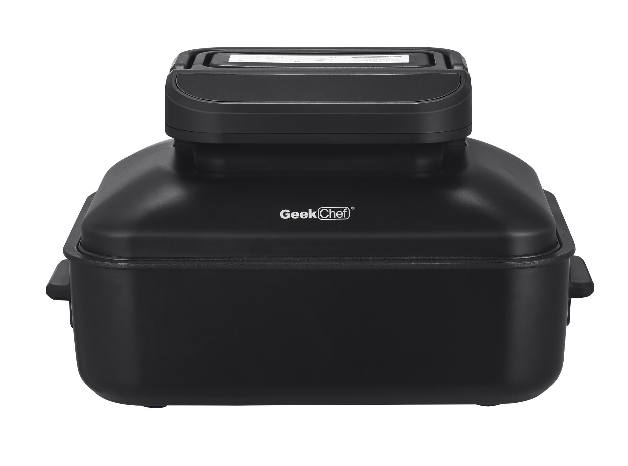 Geek Chef 7 In 1 Smokeless Electric Indoor Grill,  Portable 2 in 1 Indoor Tabletop Grill & Griddle Ban on Amazon