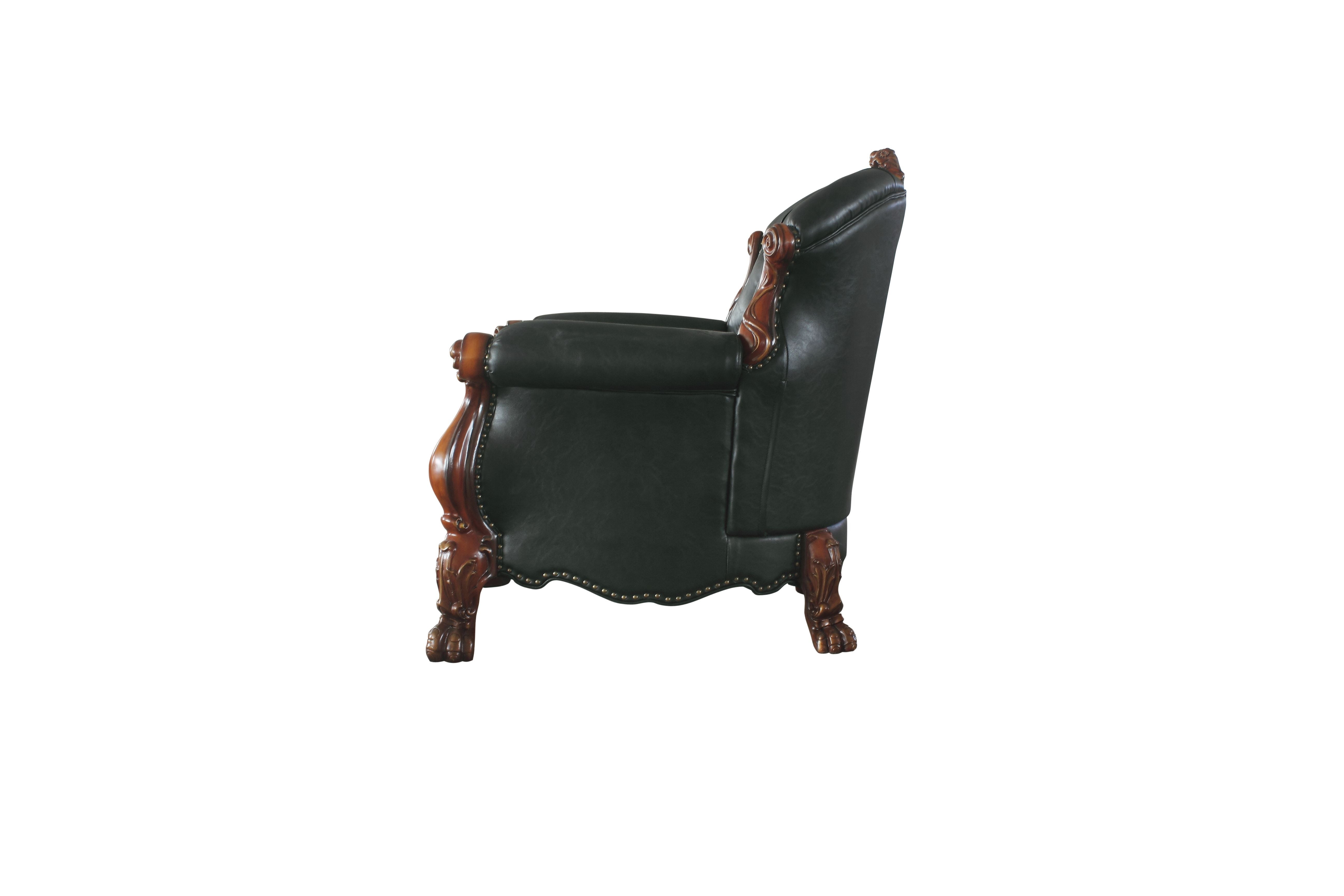 Dresden Chair w/1 Pillow, Cherry Oak & PU 58232