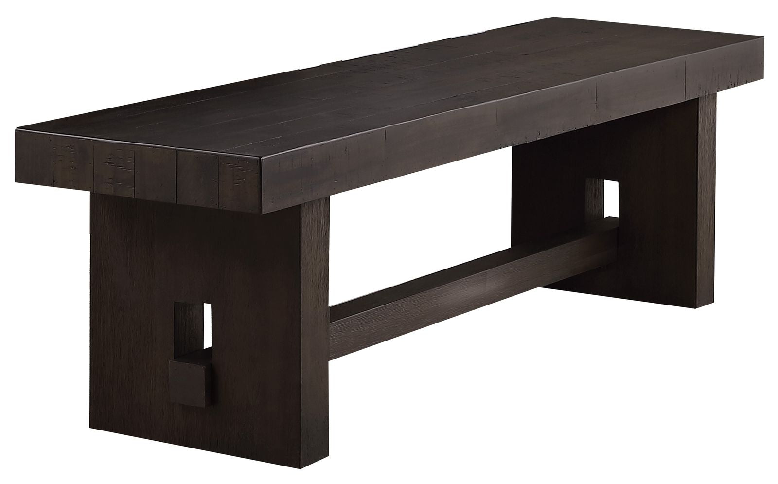 Haddie Bench, Distressed Walnut 72213