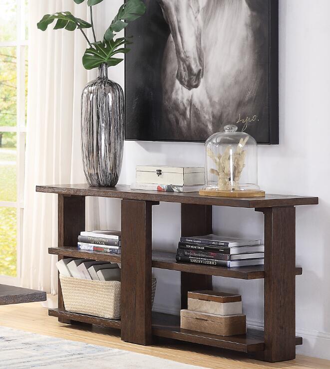 Niamey Sofa Table, Walnut 84853