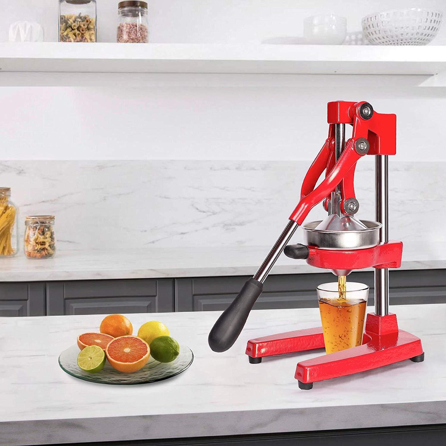 Manual Fruit Juicer Press - Fruit Squeezer with Stable Non-slip base