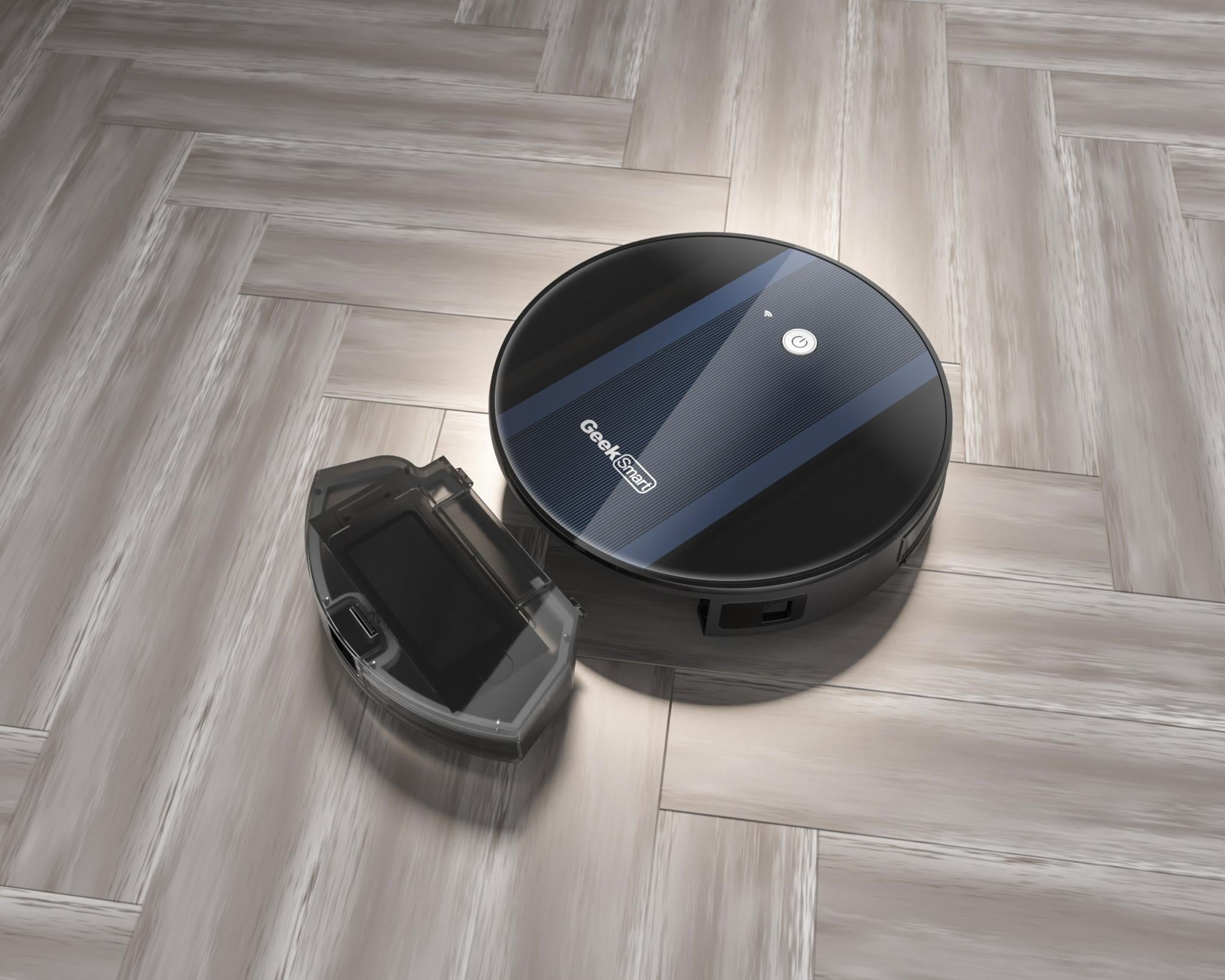 Geek Smart Robot Vacuum Cleaner G6 Plus,1800Pa Strong Suction, Automatic Self-Charging, App Control