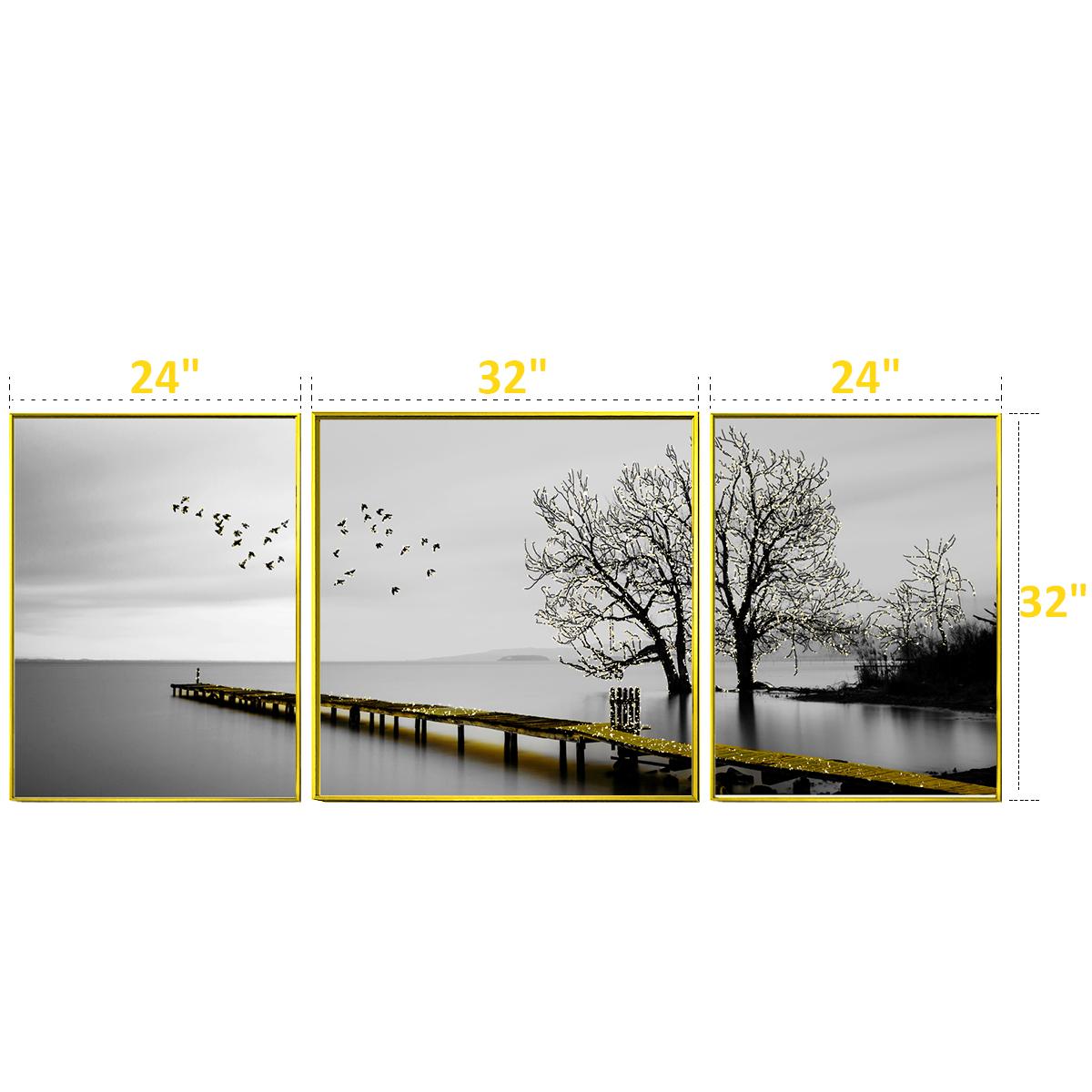 Tempered Glass Wall Art - Home Decor - Glass Wall Hanging Decor - Modern Wall Art - High Quality - Glass Wall -Autumn season
