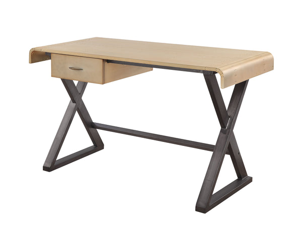 Danton Desk, Gold Aluminum 92424