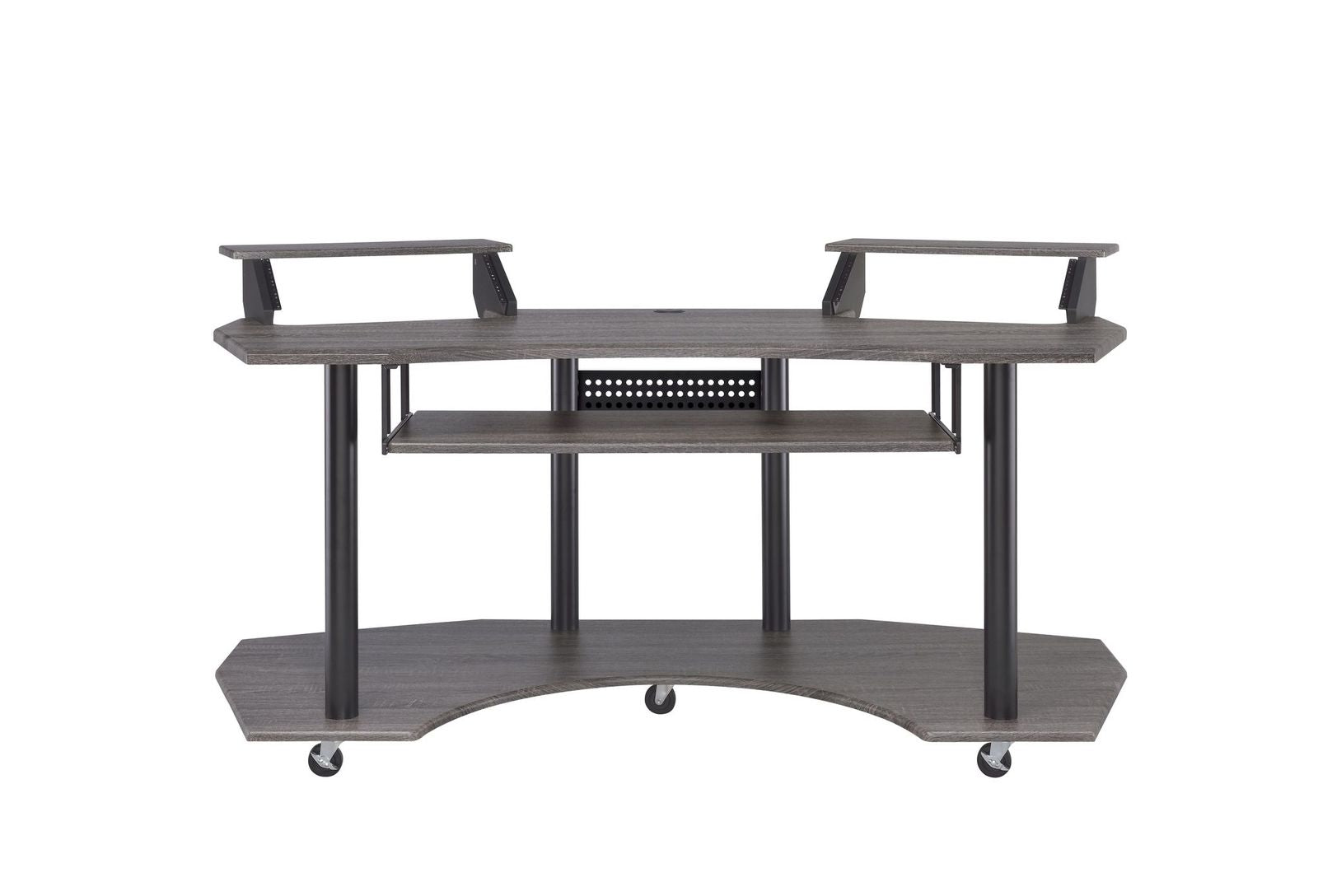 Eleazar Computer Desk, Black Oak 92890